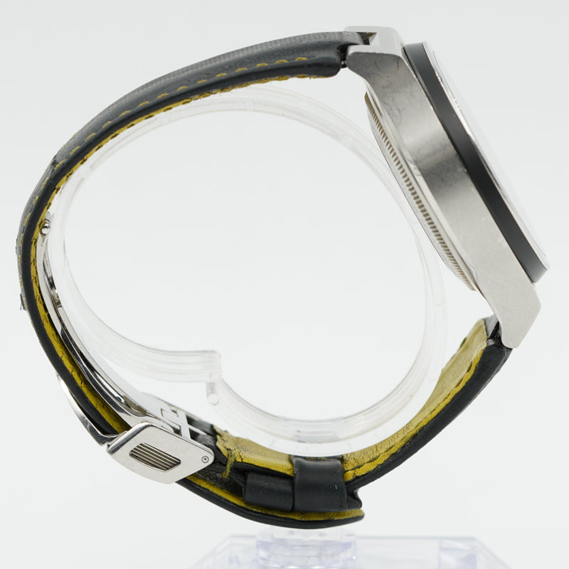 SOLD - Tudor North Flag 91210 on Strap in Stainless Steel '17 Black Dial