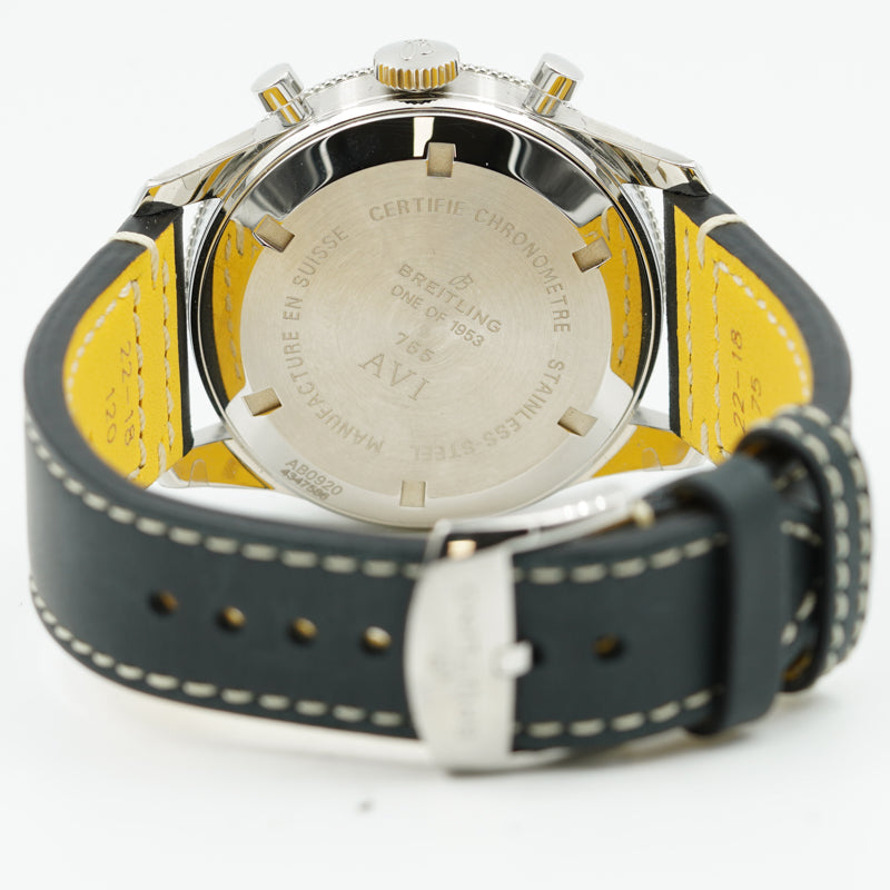 SOLD - Breitling AVI Ref. 765 Re-Edition Black Dial AB0920131B1X1 Ltd. Edition