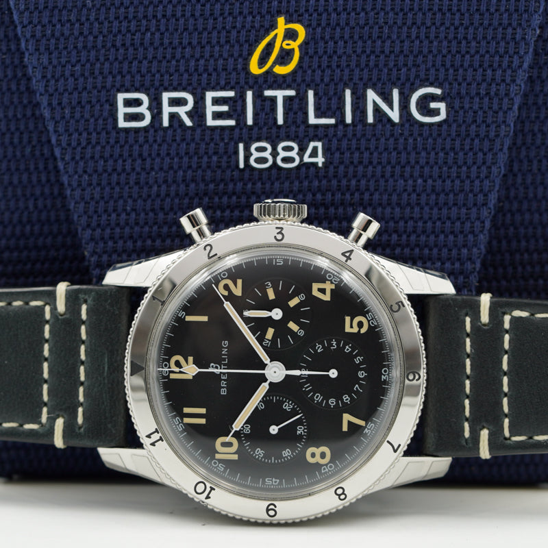 SOLD - Breitling AVI Ref. 765 Re-Edition Black Dial AB0920131B1X1 Ltd. Edition