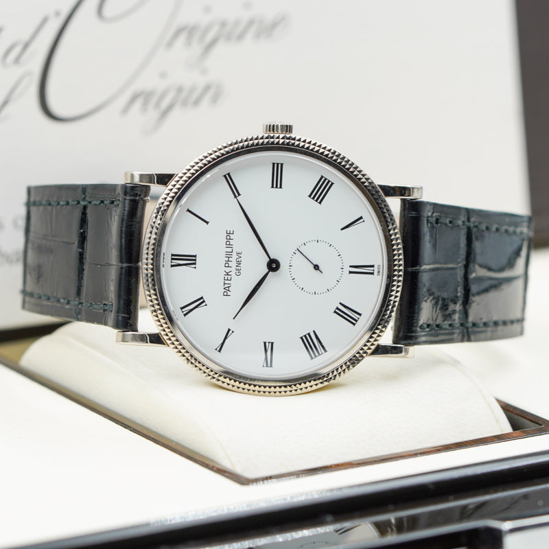 SOLD - Patek Philippe Calatrava 5119G B&P 2011 18k White Gold