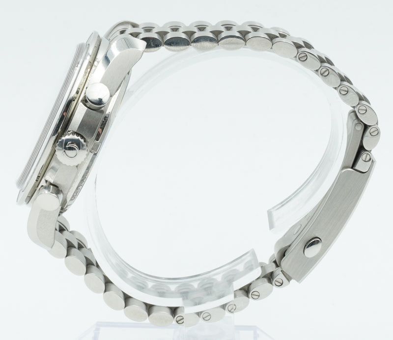 SOLD - 03-123-23 - Omega Speedmaster Chronoscope 329.30.43.51.02.002 Silver and Black 43mm B&P