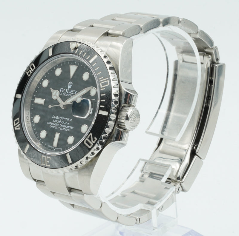 SOLD - Rolex Submariner 116610 Maxi Case Black Dial and Bezel 40mm