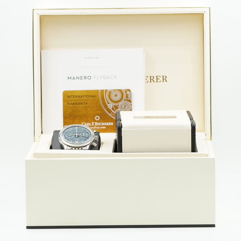 SOLD - Carl F. Bucherer Manero Flyback Chronograph '22 B&P 00.10919.08.93.21