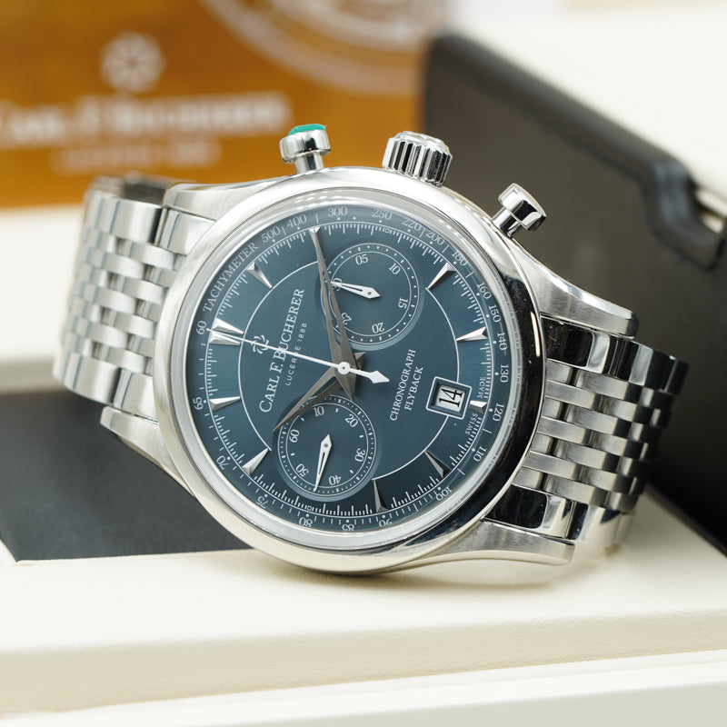SOLD - Carl F. Bucherer Manero Flyback Chronograph '22 B&P 00.10919.08.93.21