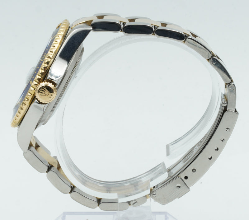 SOLD - 6/20/22 - Rolex Submariner 16613T Two-Tone Blue Dial Box and Papers 40mm