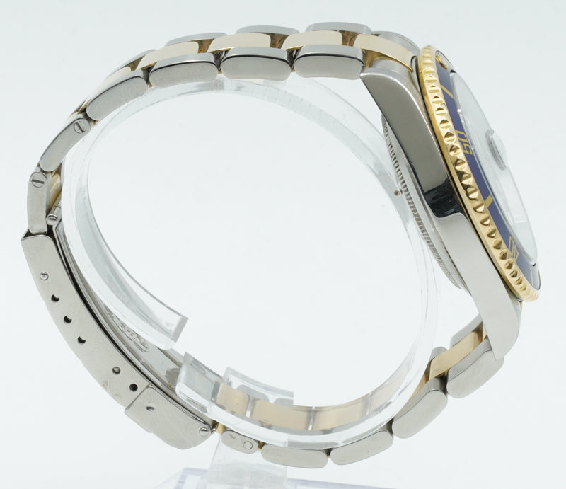 SOLD - 6/20/22 - Rolex Submariner 16613T Two-Tone Blue Dial Box and Papers 40mm