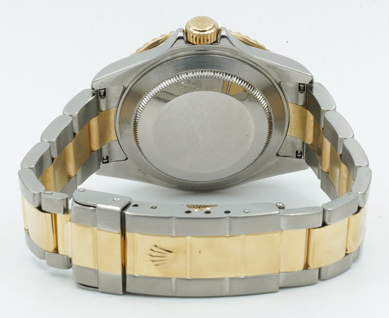 SOLD - 6/20/22 - Rolex Submariner 16613T Two-Tone Blue Dial Box and Papers 40mm
