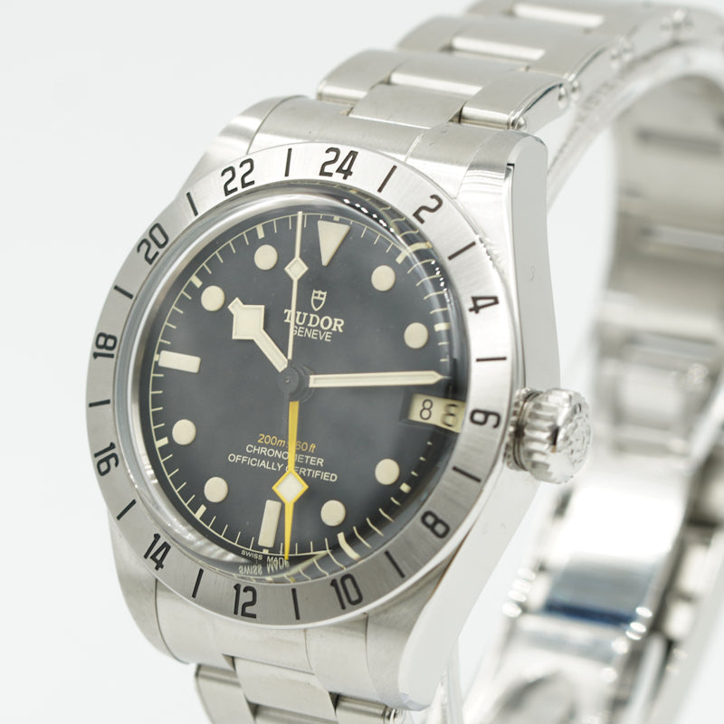 SOLD- 03-03-23 - Tudor Black Bay Pro GMT B&P '22 M79470 39mm Riveted Steel Bracelet