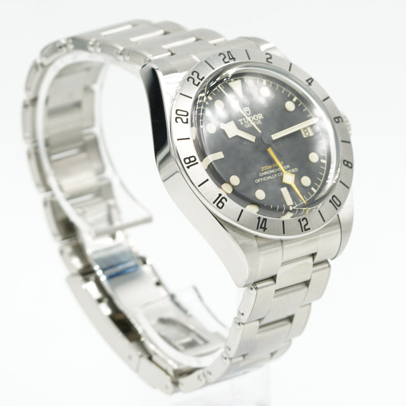 SOLD- 03-03-23 - Tudor Black Bay Pro GMT B&P '22 M79470 39mm Riveted Steel Bracelet