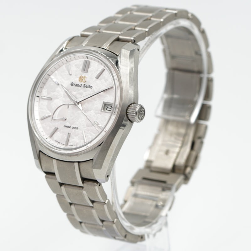 SOLD - 11/1/23 - Grand Seiko Cherry Blossom SBGA413 B&P '22 Spring Season Edition