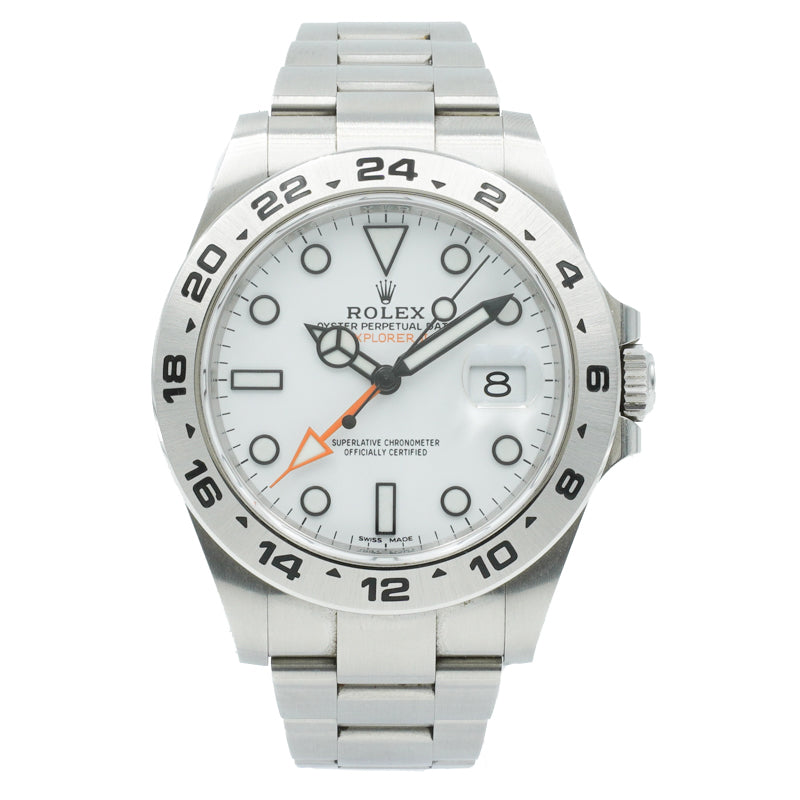 SOLD - Rolex Explorer II 216570 Polar Dial 42mm w. Card