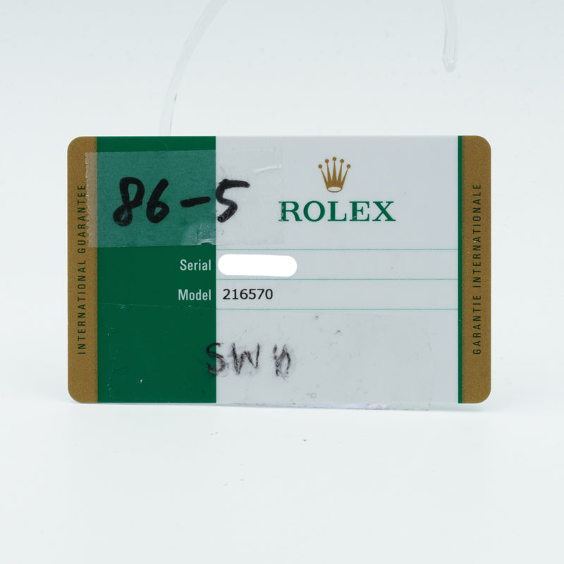 SOLD - Rolex Explorer II 216570 Polar Dial 42mm w. Card
