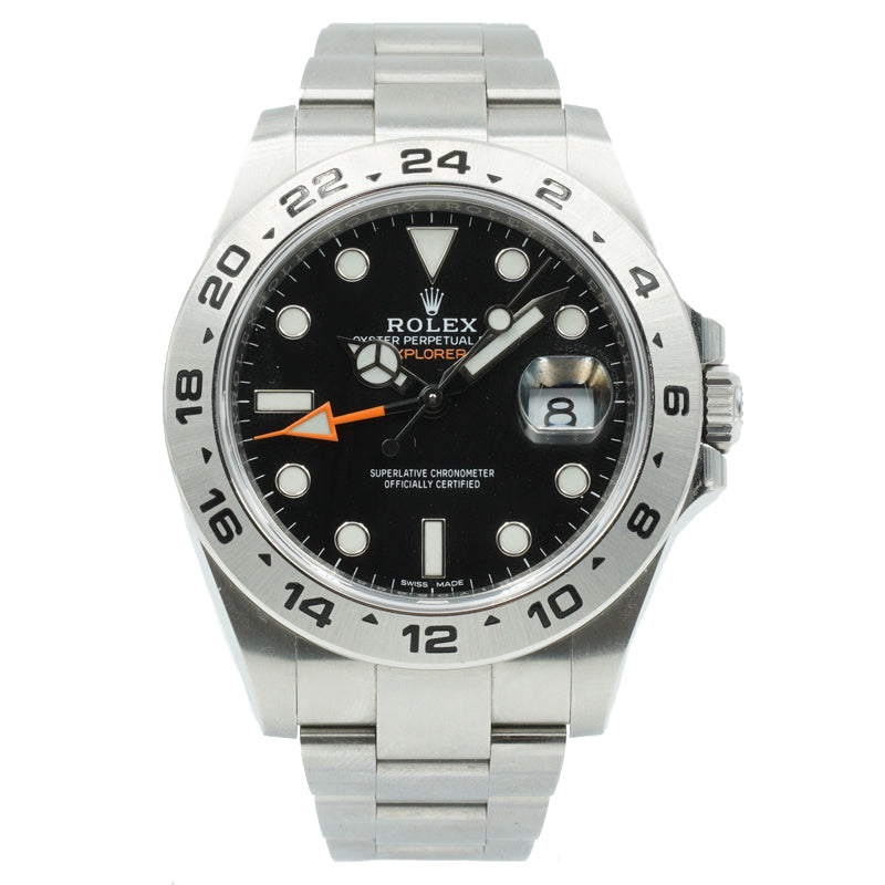 SOLD - Rolex Explorer II 216570 Black Dial 42mm