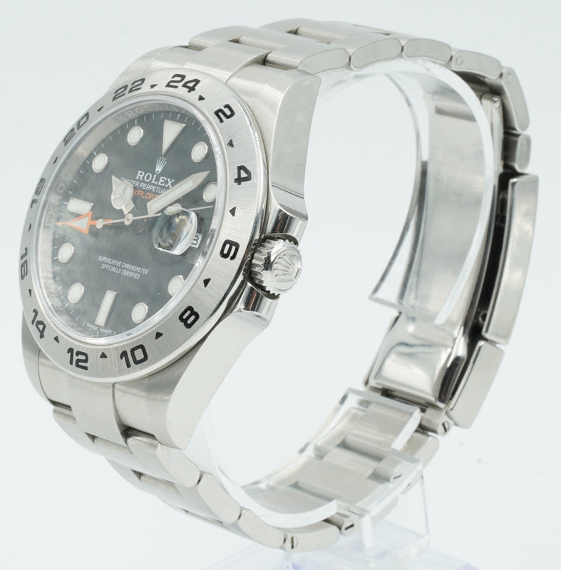 SOLD - Rolex Explorer II 216570 Black Dial 42mm