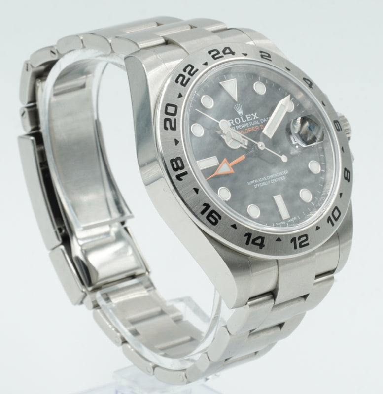 SOLD - Rolex Explorer II 216570 Black Dial 42mm