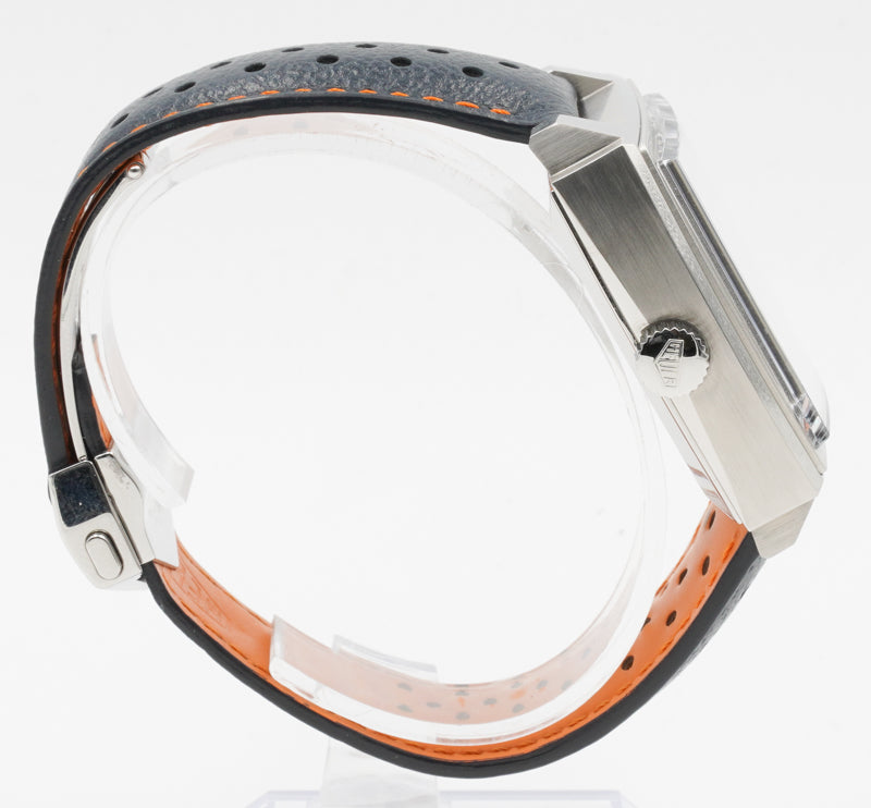 SOLD - TAG Heuer Monaco CAW211R.FC6401 Gulf Edition on Leather Strap 39mm