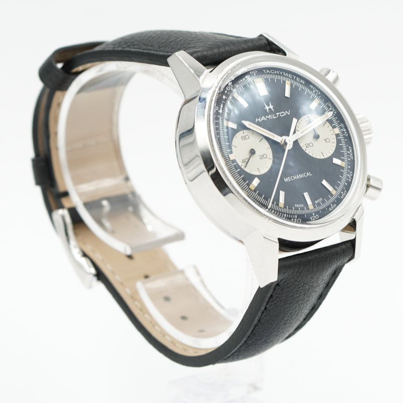 SOLD - Hamilton Intra-matic Chronograph American Classic B&P '22 H38429730 Manual Wind