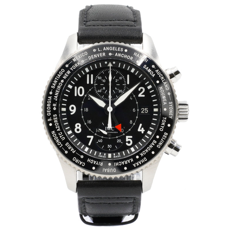 SOLD - IWC Pilot Watch Timezoner IW395001 Chronograph 46mm