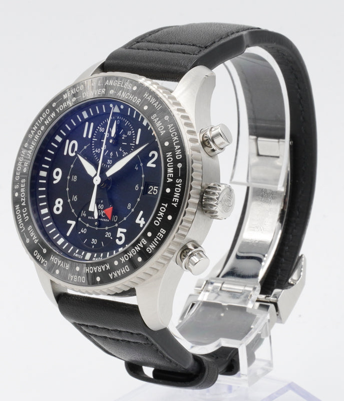 SOLD - IWC Pilot Watch Timezoner IW395001 Chronograph 46mm
