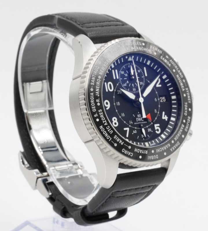 SOLD - IWC Pilot Watch Timezoner IW395001 Chronograph 46mm