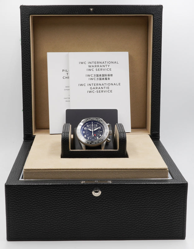 SOLD - IWC Pilot Watch Timezoner IW395001 Chronograph 46mm
