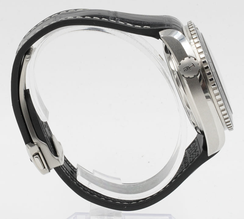 SOLD - 8/27/22 - Omega Seamaster Planet Ocean 215.33.44.21.01.001 Black Dial on Strap 44mm