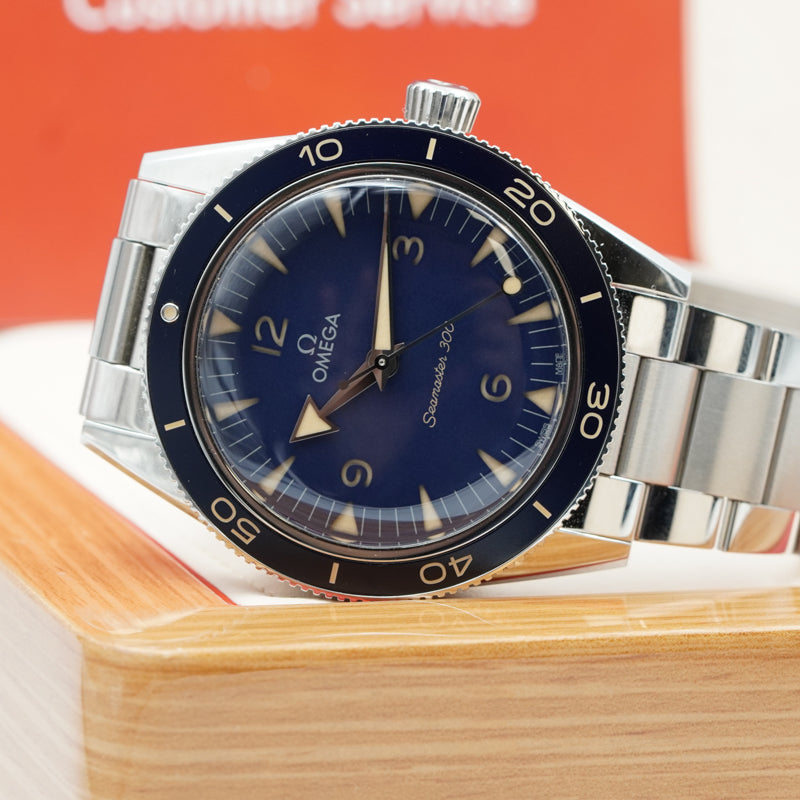 SOLD - Omega Seamaster Heritage 57 B&P 2023 Blue Dial 234.30.41.21.03.001