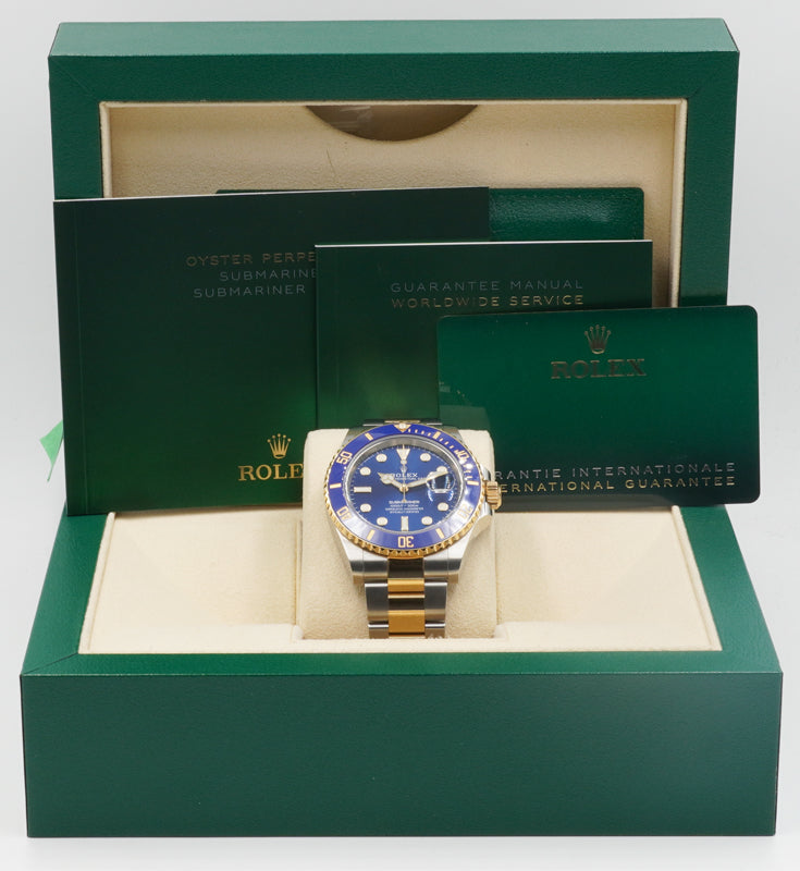 SOLD - 2-25-23 - Rolex Submariner Two-Tone 126613LB Box and Papers 41mm