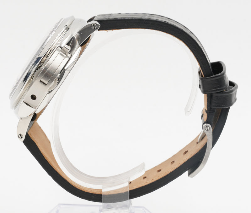 SOLD - 03-14-23 - Panerai Luminor Marina PAM00422 Black Dial on Leather Strap 47mm