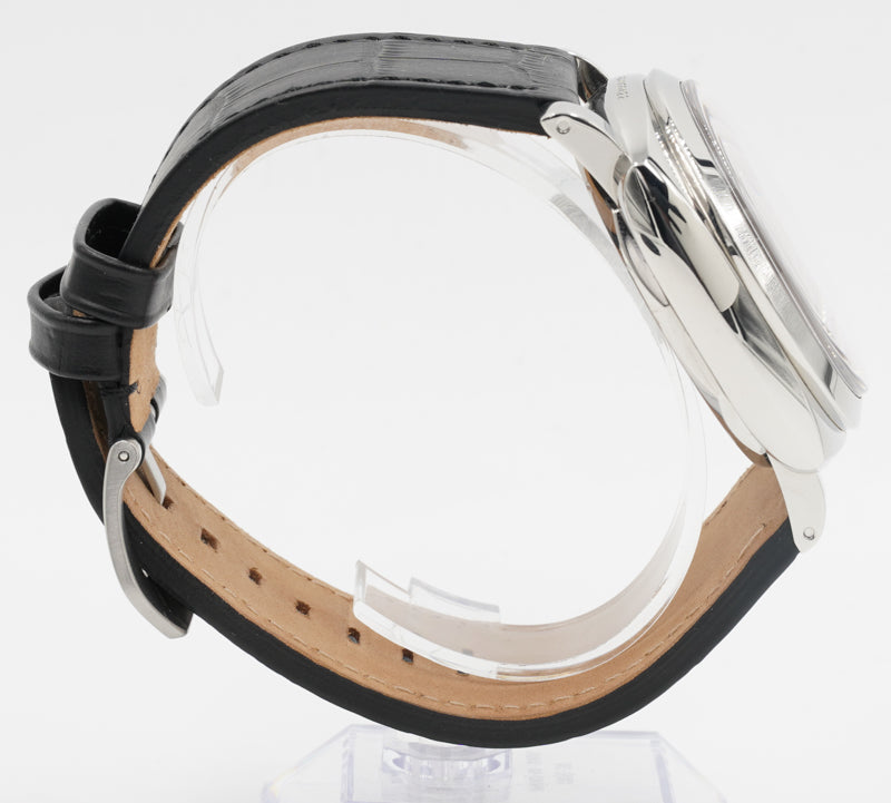 SOLD - 03-14-23 - Panerai Luminor Marina PAM00422 Black Dial on Leather Strap 47mm