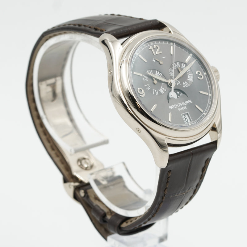 SOLD - Patek Philippe Annual Calendar 5146G-010 39mm 18K White Gold Box and Book