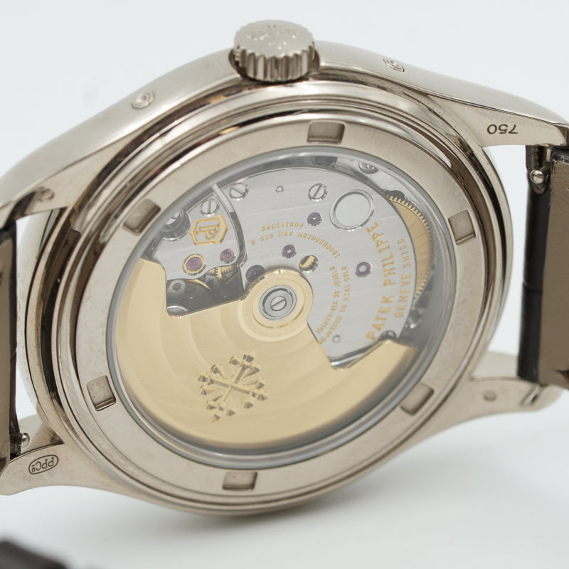 SOLD - Patek Philippe Annual Calendar 5146G-010 39mm 18K White Gold Box and Book