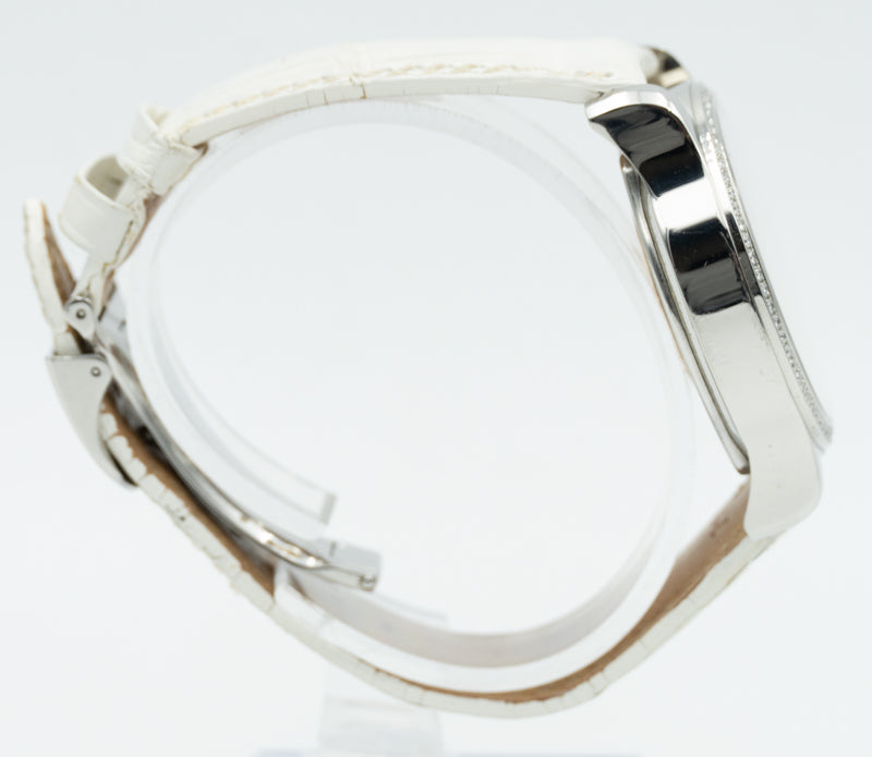 SOLD - Jaeger LeCoultre Master Compressor 148.8.60 Stainless Steel White Dial 37mm