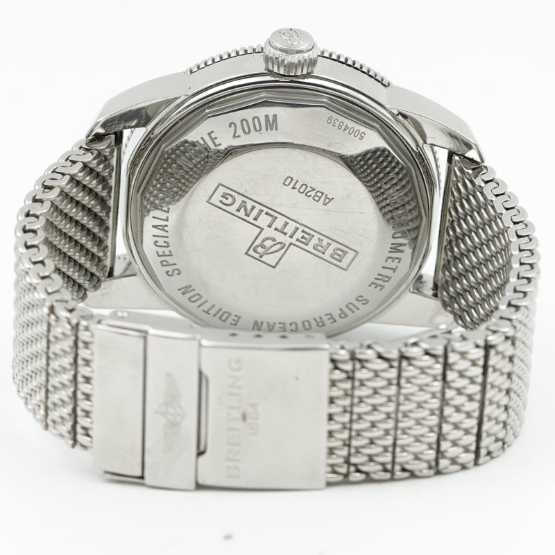SOLD - Breitling Superocean Heritage AB2010121B1A1 42mm Mesh Bracelet in Steel