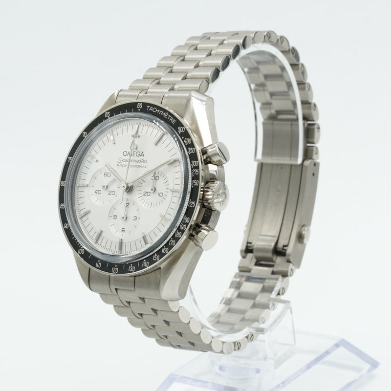 SOLD - 8/31/22 - Omega Canopus Gold Speedmaster Moonwatch 310.60.42.50.02.001 B&P 18k Bracelet