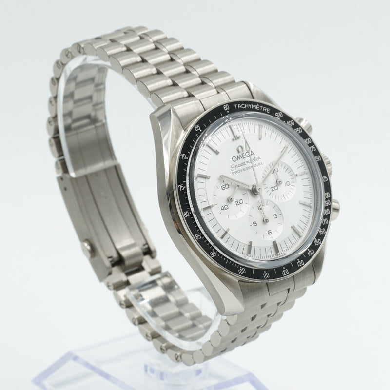 SOLD - 8/31/22 - Omega Canopus Gold Speedmaster Moonwatch 310.60.42.50.02.001 B&P 18k Bracelet