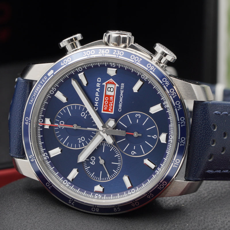 SOLD - Chopard Mille Miglia GTS Azzurro Chronograph Limited Edition 168571-3007