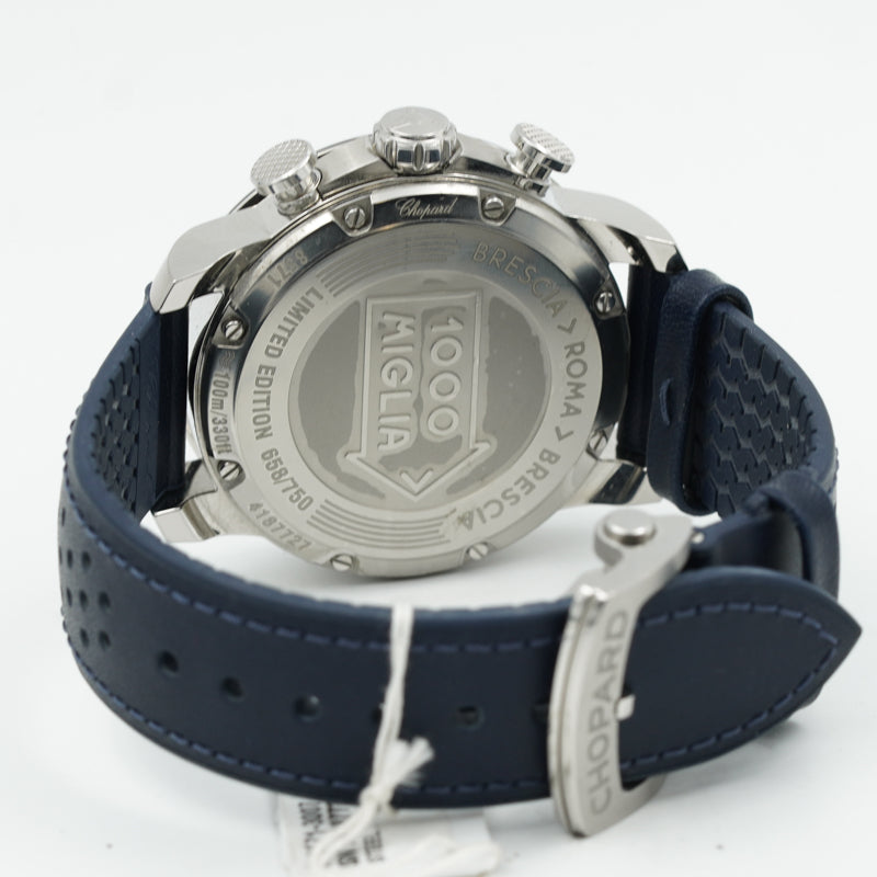 SOLD - Chopard Mille Miglia GTS Azzurro Chronograph Limited Edition 168571-3007