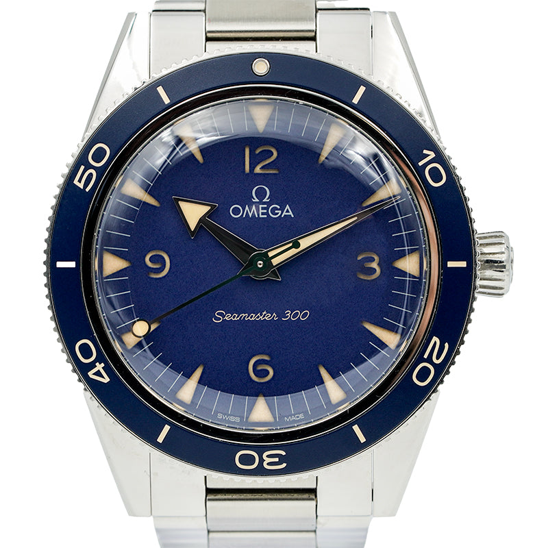 SOLD - Omega Seamaster 300 Heritage '57 Blue Dial 234.30.41.21.03.001 B&P 2023