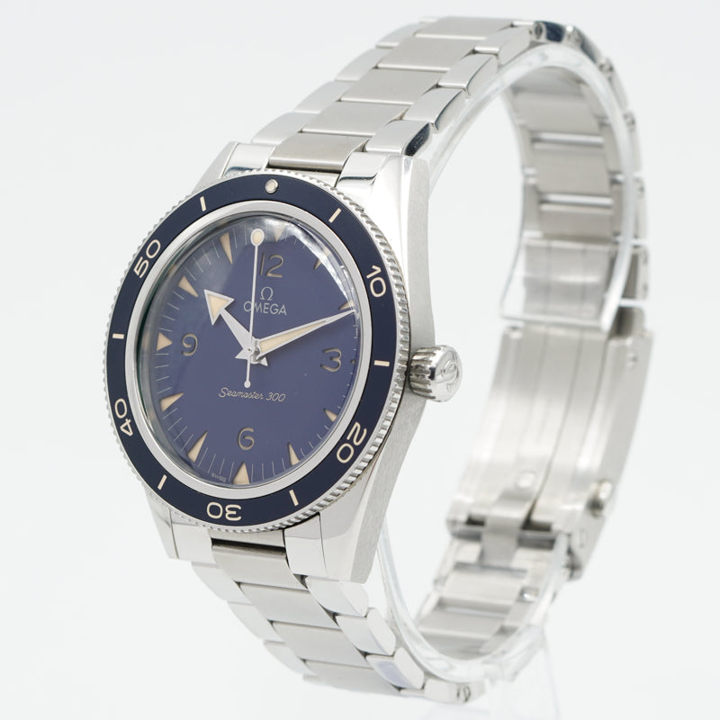 SOLD - Omega Seamaster 300 Heritage '57 Blue Dial 234.30.41.21.03.001 B&P 2023