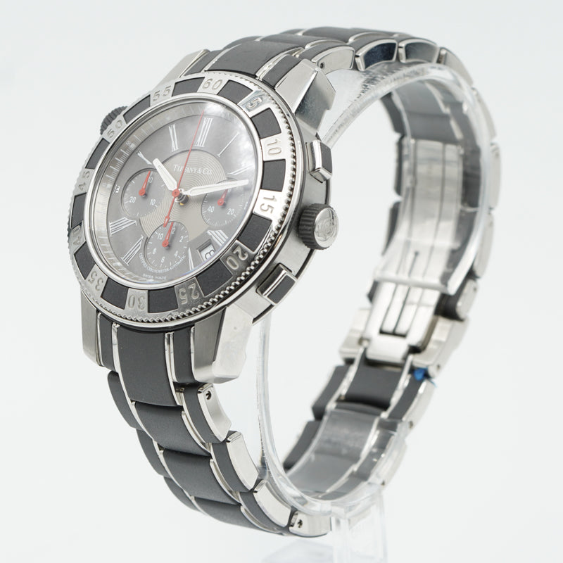 SOLD - 10/09/23 - Tiffany & Co. Mark T-57 Chronograph Stainless Steel & Rubber