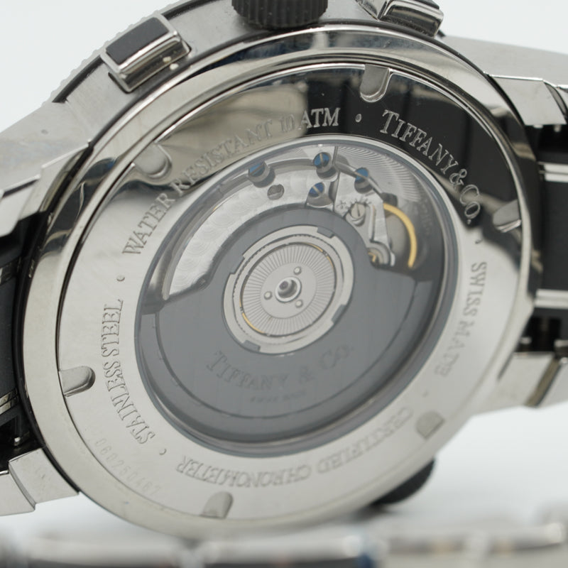 SOLD - 10/09/23 - Tiffany & Co. Mark T-57 Chronograph Stainless Steel & Rubber