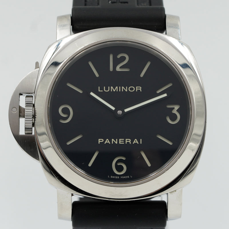 SOLD - Panerai Luminor Base Pam00219 B&P 2006 Left-Handed