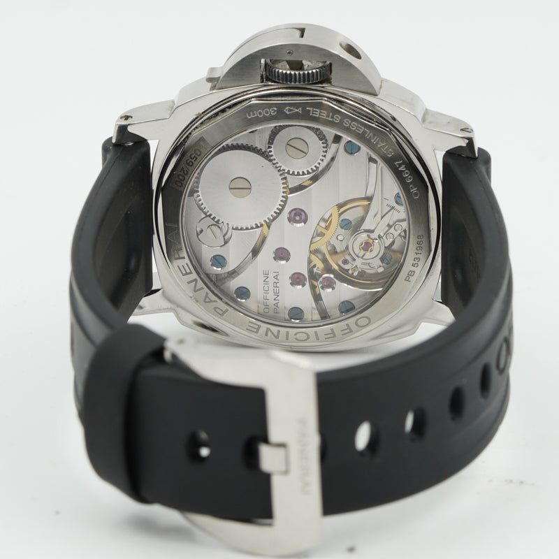 SOLD - Panerai Luminor Base Pam00219 B&P 2006 Left-Handed