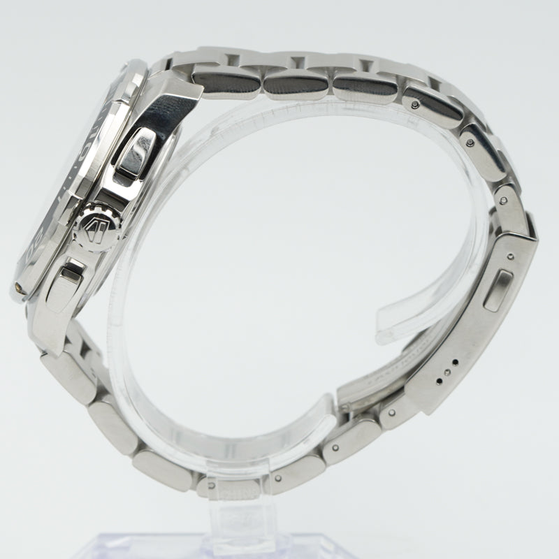SOLD - Tag Heuer Aquaracer Chronograph Black Dial and Bezel 43mm CAY111A.BA0927