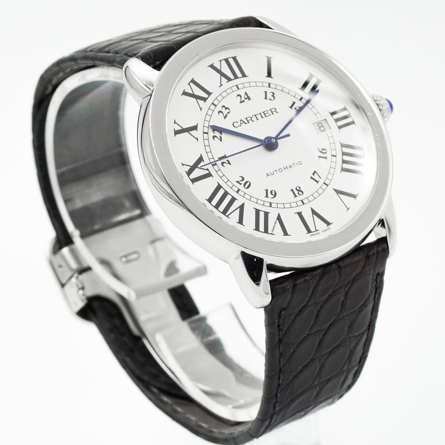 SOLD - 4/21/23 - Cartier Ronde Solo De Cartier Stainless Steel 42mm