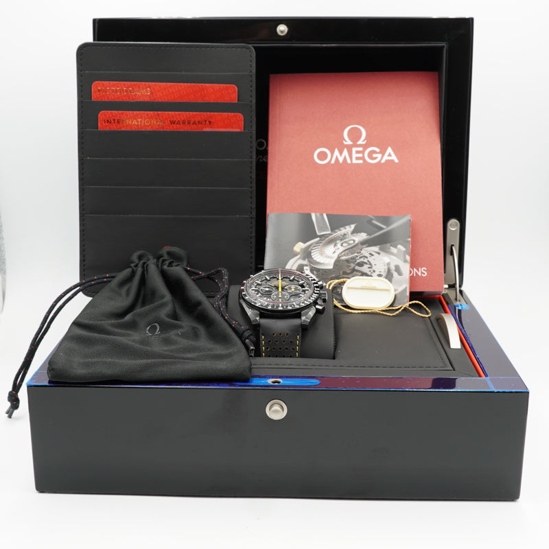 SOLD - Omega Apollo 8 Speedmaster Dark Side of the Moon 31192443001001 B&P