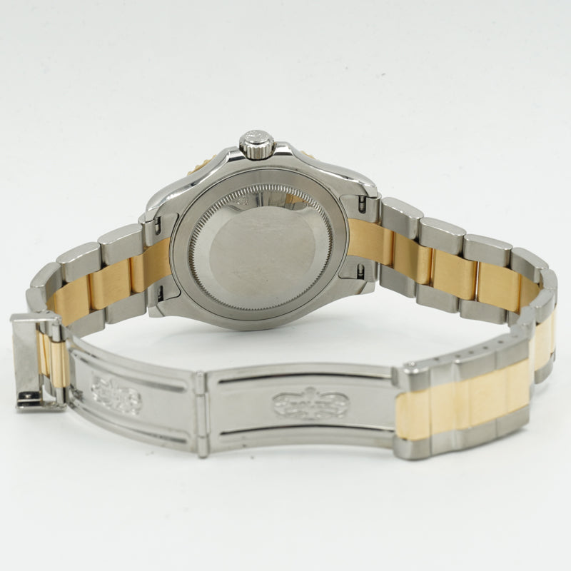 SOLD - Rolex Yacht-Master 16623 Grey Dial B&P 40mm Two-Tone 18K Gold