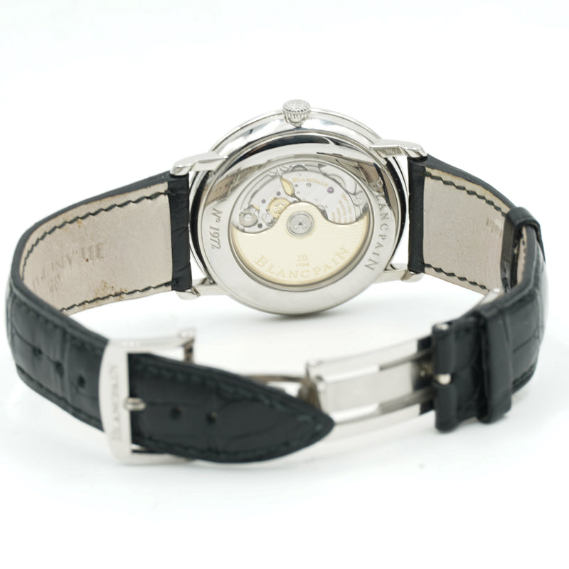 SOLD - 8/28/23 - Blancpain Villeret Ultraplate 6651 1127 55B White Dial 40mm