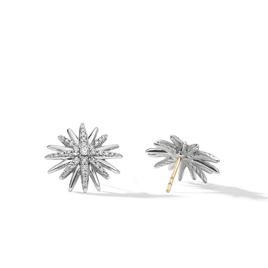 David Yurman Starburst Stud Earrings with Pave Diamonds- E16432DSSADI
